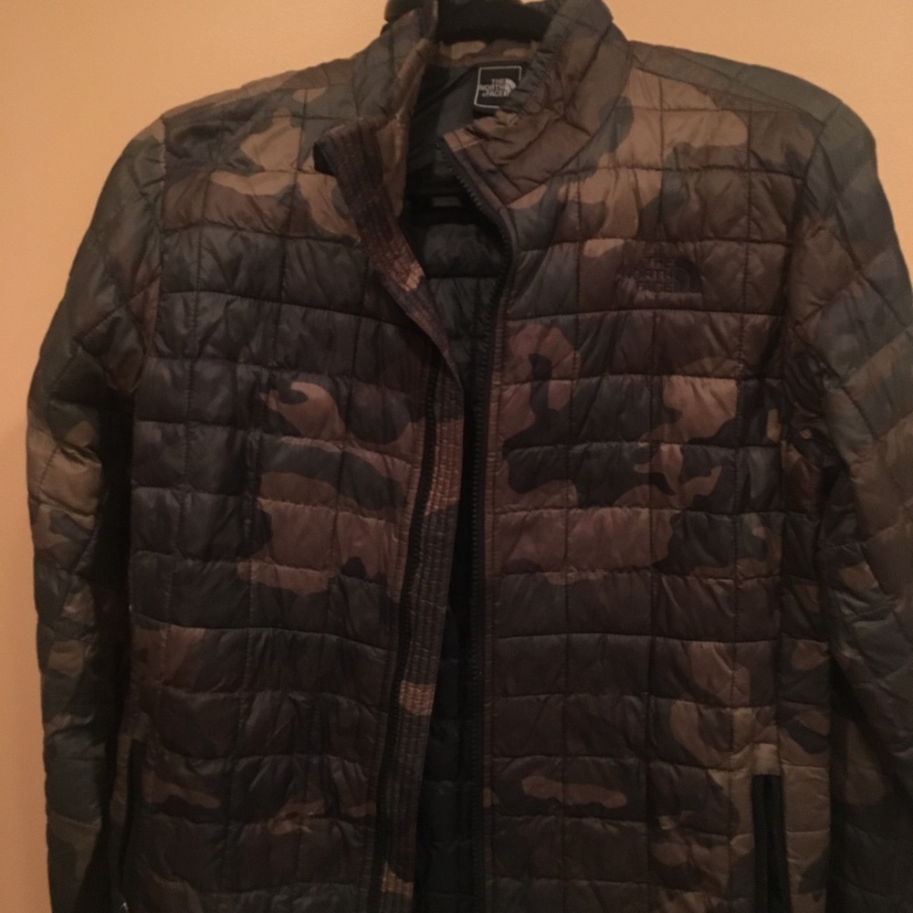 Camouflage North Face Jacket